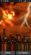 Thunderstorm Chicago - LWP screenshot 5