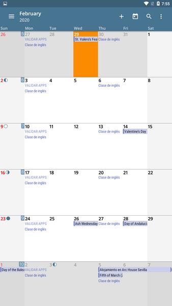 aCalendar screenshot 7