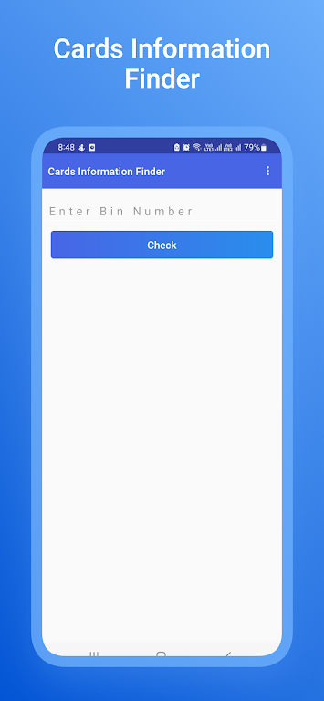 Cards Information Finder screenshot 1