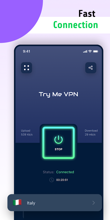 TrymeVPN - private VPN & proxy screenshot 4