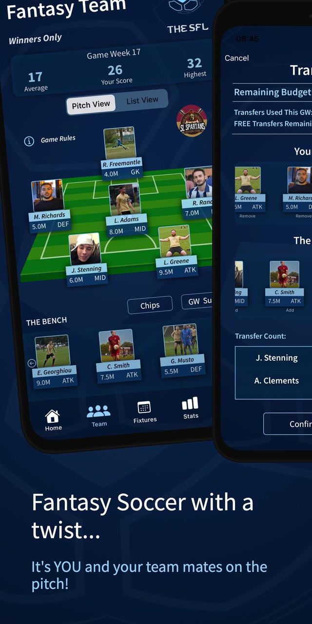 The SFL: Fantasy Soccer screenshot 1