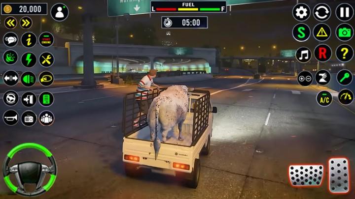 Animal Transport Truck Sim 3D screenshot 2