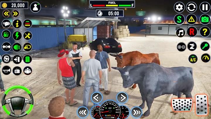 Animal Transport Truck Sim 3D screenshot 1