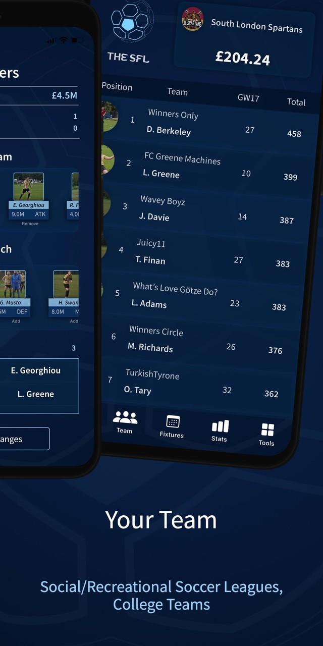 The SFL: Fantasy Soccer screenshot 2