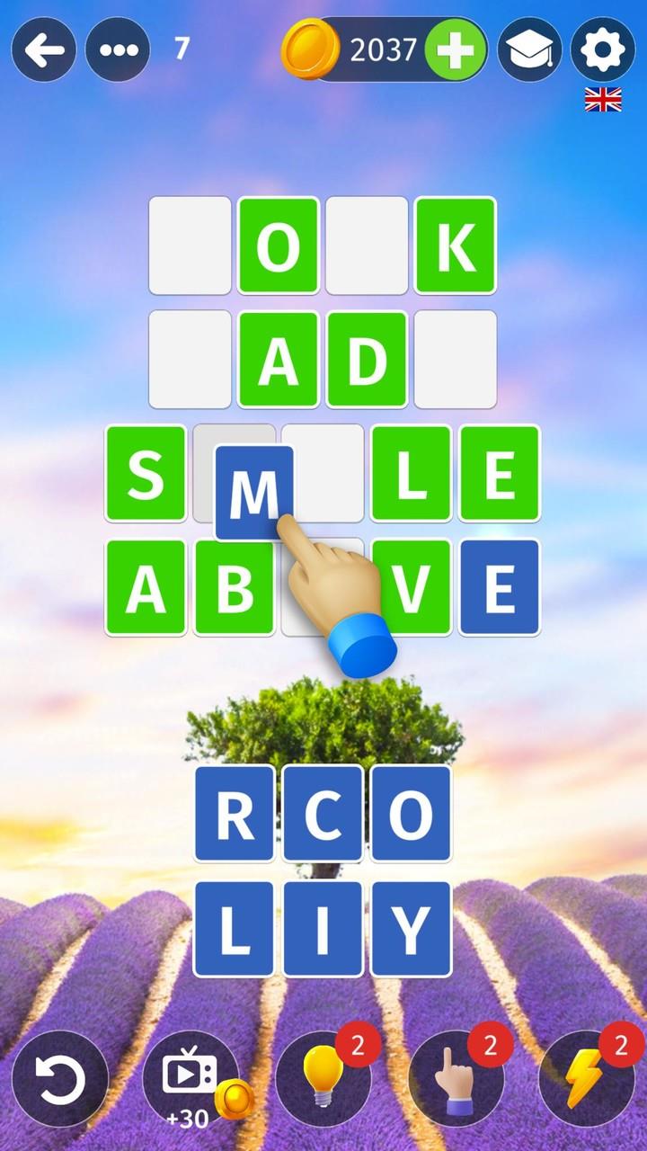 Word Tango: complete the words screenshot 1