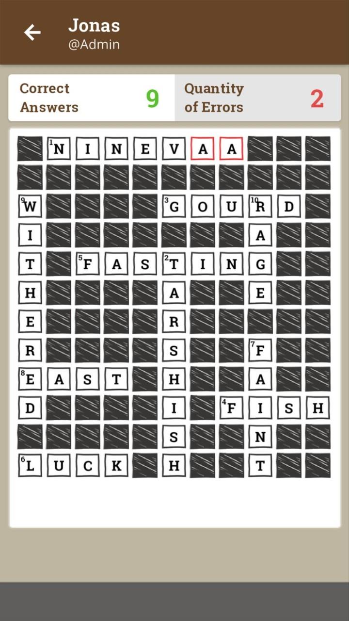 Biblical Crosswords screenshot 3