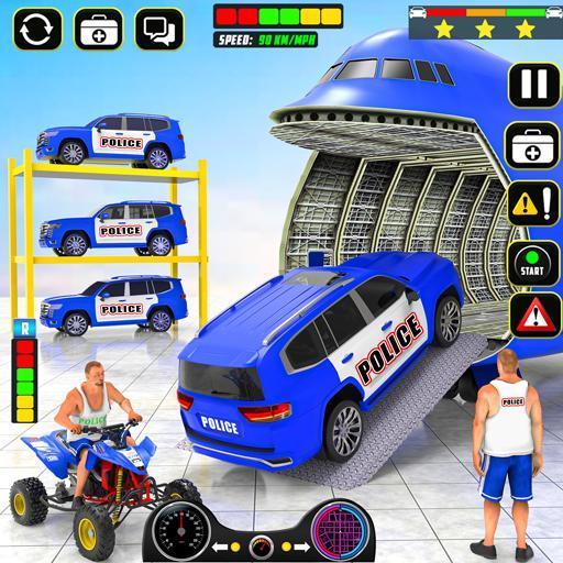 Police Vehicle Transport Games screenshot 1