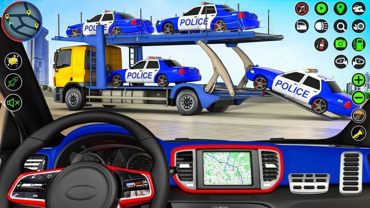 Police Vehicle Transport Games screenshot 5