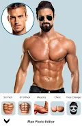 Man Fit Body Photo Editor: Abs screenshot 1