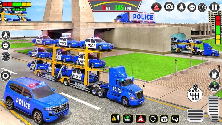 Police Vehicle Transport Games screenshot 4