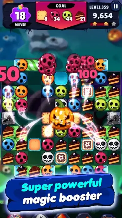 Witch Match Puzzle screenshot 2