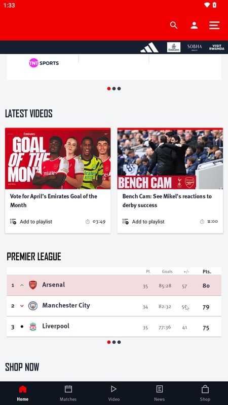 Arsenal screenshot 4