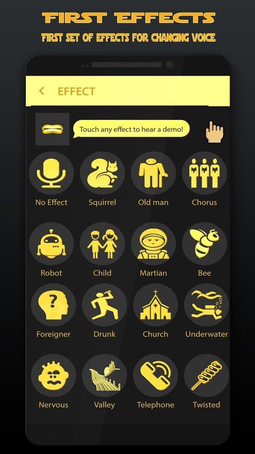 Gold Voice Changer & Voice Recorder screenshot 3