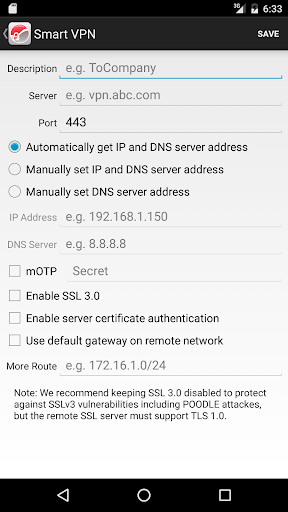 SmartVPN screenshot 2