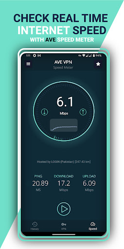 AVE:Low ping vpn & speed test screenshot 4