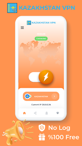 Kazakhstan VPN - Private Proxy screenshot 1