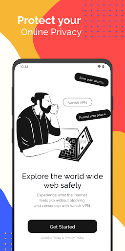 Vanish VPN - Secure VPN Proxy screenshot 1