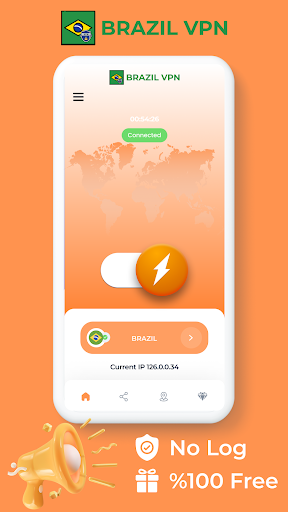 Brazil VPN - Private Proxy screenshot 1