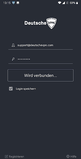 Deutsche VPN screenshot 2