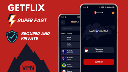 Getflix - Fast VPN Proxy screenshot 1