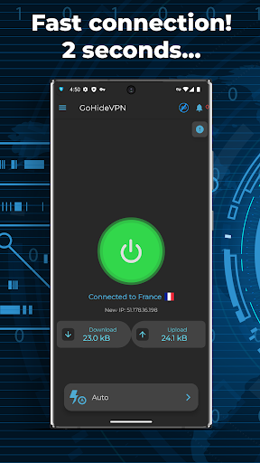 Gohide: No Log VPN For Android screenshot 1