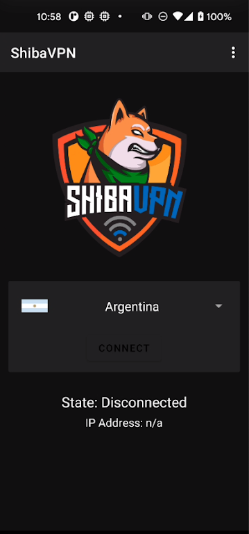 Shiba VPN screenshot 2