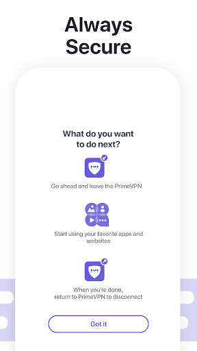PrimeVPN - Fast, Safe VPN screenshot 3