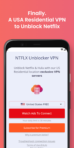 Netflix VPN - US Residential screenshot 1