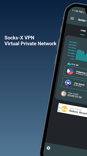 Socks-X VPN screenshot 1