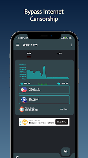 Socks-X VPN screenshot 4