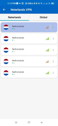 Netherlands VPN - Fast & Safe screenshot 1