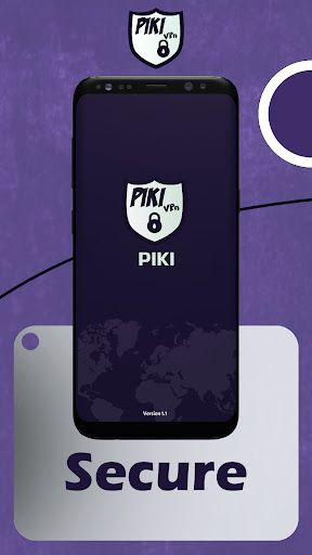 Piki VPN - SECURE screenshot 1