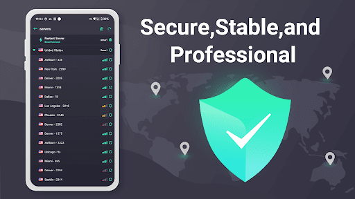 Touch VPN - Stable &Security screenshot 1