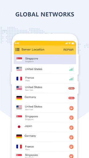 Super VPN screenshot 3