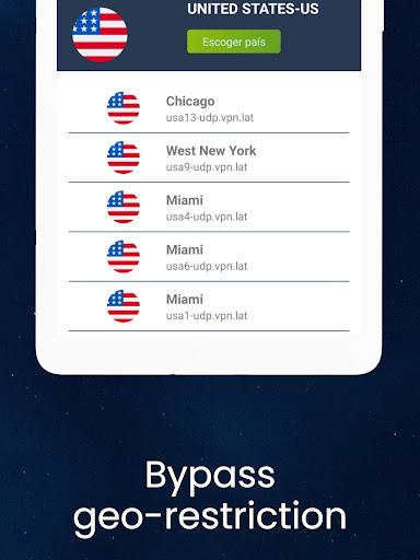 VPN.lat Free Unlimited VPN - USA, Canada, Europe, Latam screenshot 4