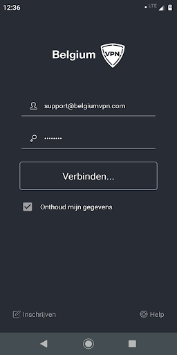 Belgium VPN screenshot 2