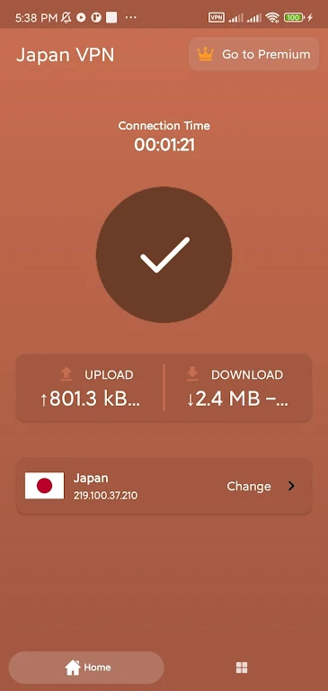 Japan VPN: Unlimited VPN Proxy screenshot 2