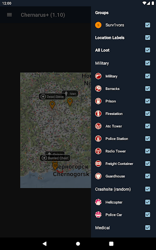 iZurvive - Map for DayZ & Arma screenshot 12