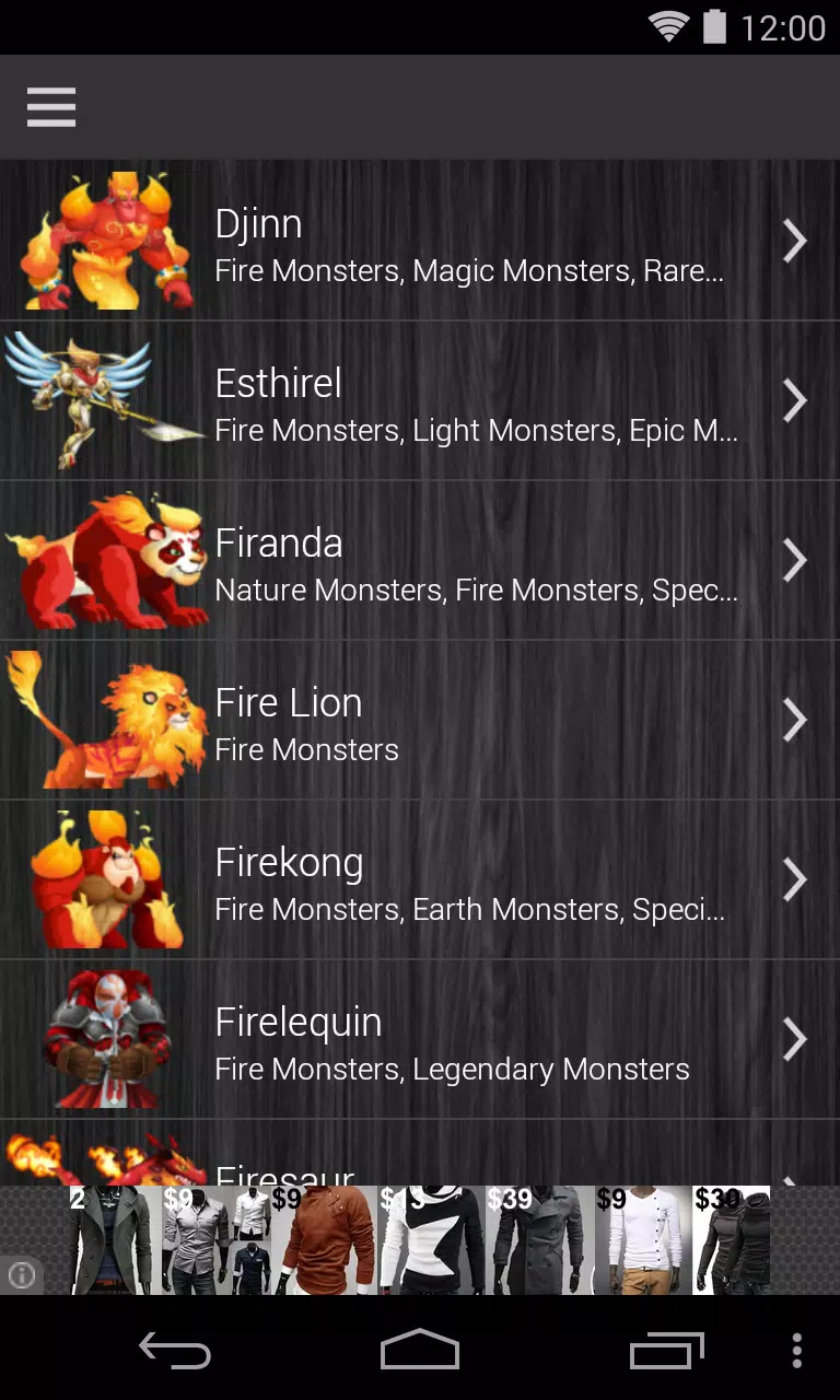 Breeding Guide Monster Legends screenshot 2