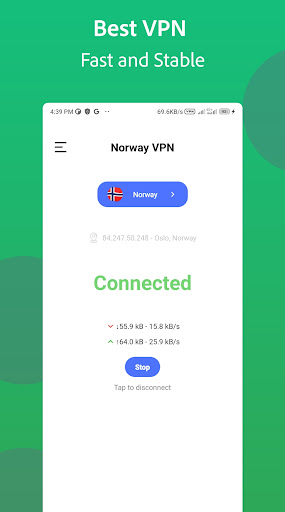 Norway VPN - Norwegian IP Fast screenshot 4