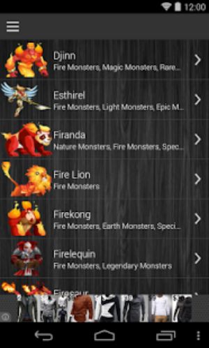 Breeding Guide Monster Legends screenshot 3