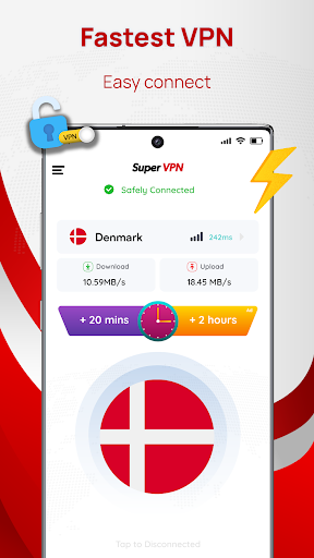 Denmark VPN: Get Denmark IP screenshot 1