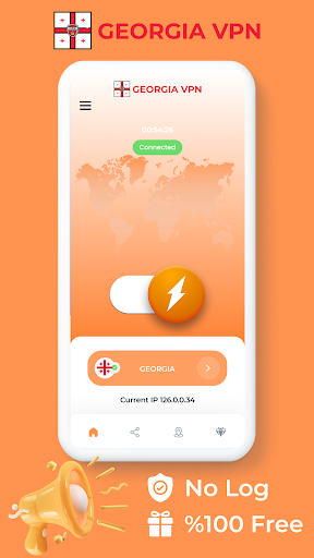 Georgia VPN - Private Proxy screenshot 1