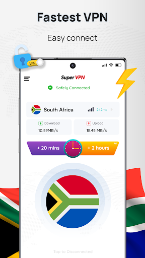 South Africa VPN:Get Africa IP screenshot 1