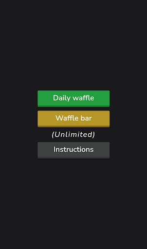 Waffle : Unlimited word game screenshot 1