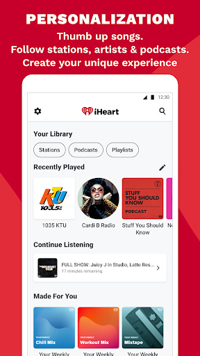 iHeart: Music, Radio, Podcasts screenshot 3