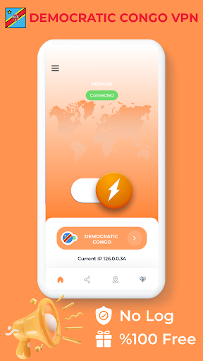 DR Congo VPN - Private Proxy screenshot 1