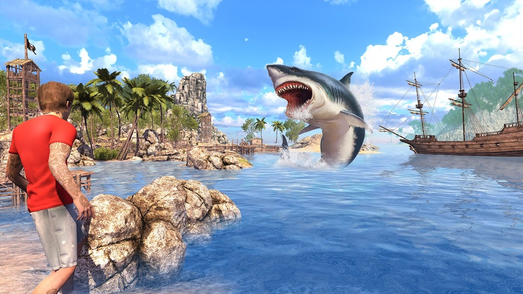 Angry Shark Games: Game 2024 Mod screenshot 1