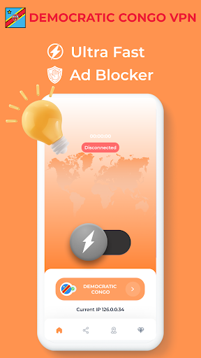 DR Congo VPN - Private Proxy screenshot 2