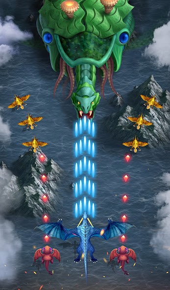 Dragon shooter - Dragon war Mod screenshot 2